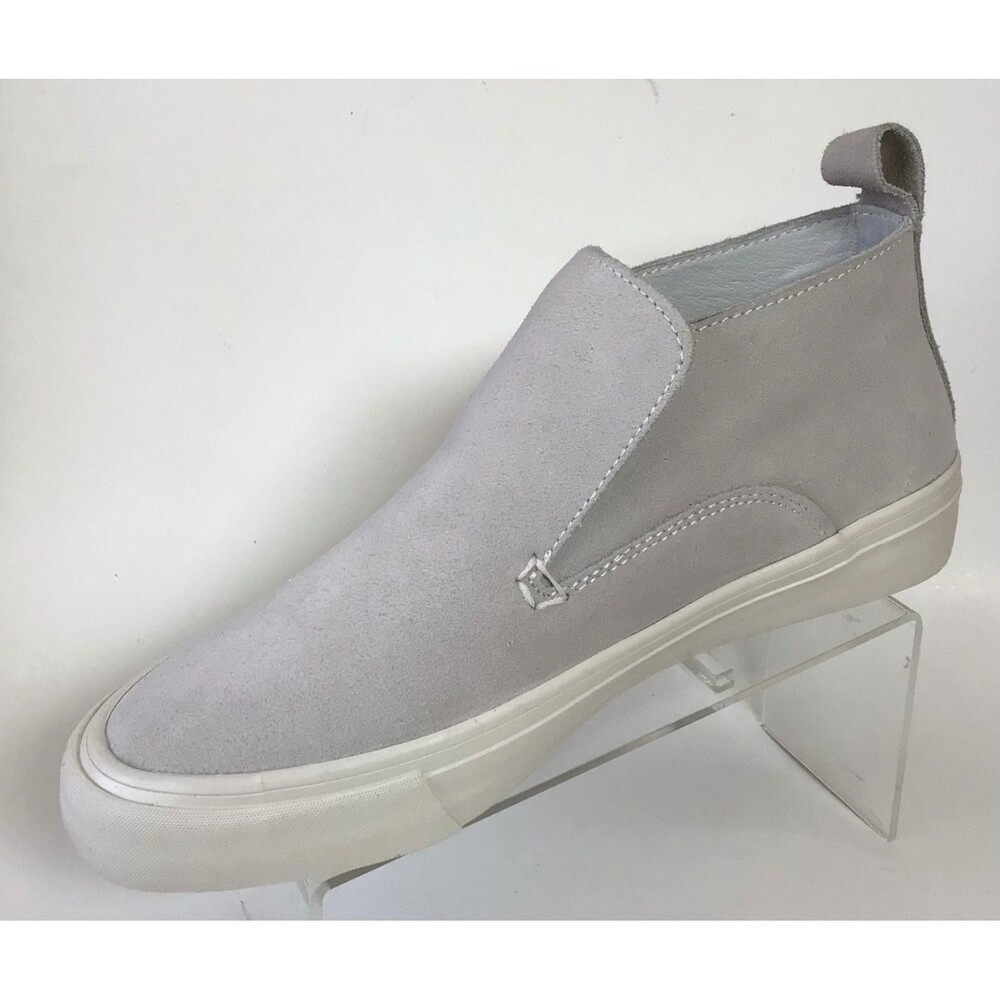 NEW SEAVEES Huntington MIddle Suede Slip-On Sneakers, Oyster